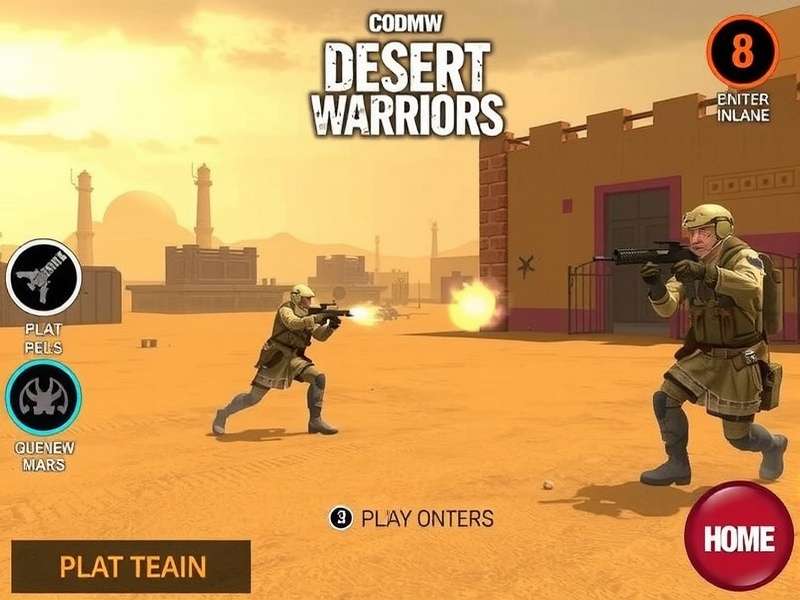 CODMW Desert Warriors Gameplay Screenshot
